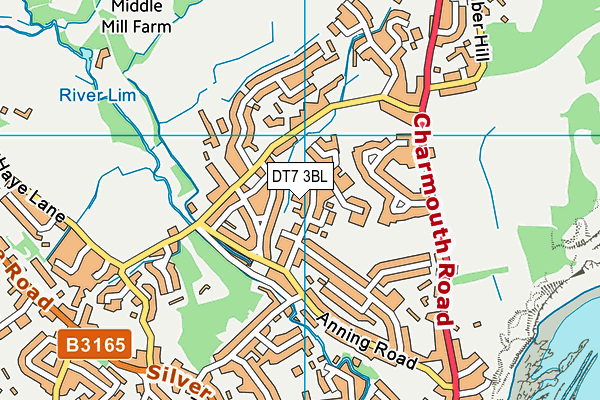 DT7 3BL map - OS VectorMap District (Ordnance Survey) DT7 3BL map - OS VectorMap District (Ordnance Survey)