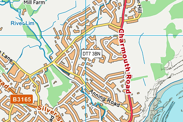 DT7 3BN map - OS VectorMap District (Ordnance Survey) DT7 3BN map - OS VectorMap District (Ordnance Survey)