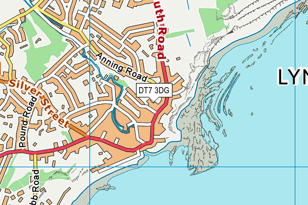 DT7 3DG map - OS VectorMap District (Ordnance Survey) DT7 3DG map - OS VectorMap District (Ordnance Survey)