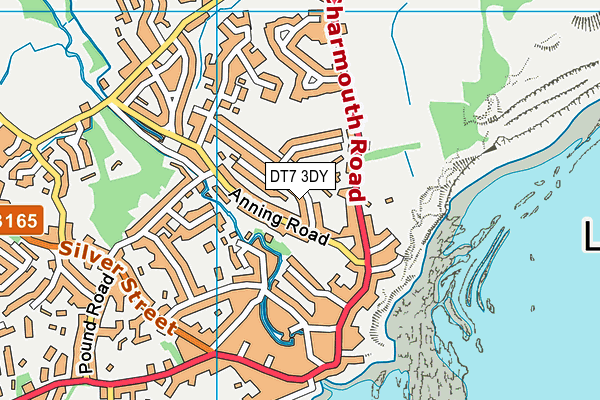 DT7 3DY map - OS VectorMap District (Ordnance Survey) DT7 3DY map - OS VectorMap District (Ordnance Survey)