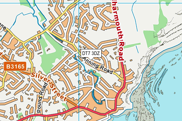 DT7 3DZ map - OS VectorMap District (Ordnance Survey) DT7 3DZ map - OS VectorMap District (Ordnance Survey)