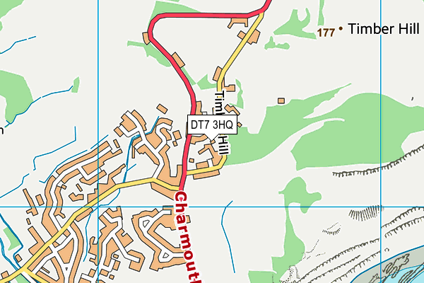 DT7 3HQ map - OS VectorMap District (Ordnance Survey) DT7 3HQ map - OS VectorMap District (Ordnance Survey)