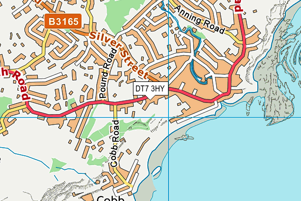 DT7 3HY map - OS VectorMap District (Ordnance Survey) DT7 3HY map - OS VectorMap District (Ordnance Survey)