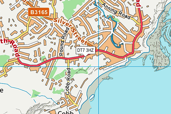 DT7 3HZ map - OS VectorMap District (Ordnance Survey) DT7 3HZ map - OS VectorMap District (Ordnance Survey)