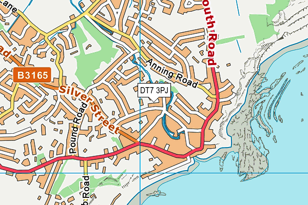 DT7 3PJ map - OS VectorMap District (Ordnance Survey) DT7 3PJ map - OS VectorMap District (Ordnance Survey)