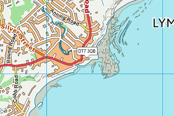DT7 3QB map - OS VectorMap District (Ordnance Survey) DT7 3QB map - OS VectorMap District (Ordnance Survey)