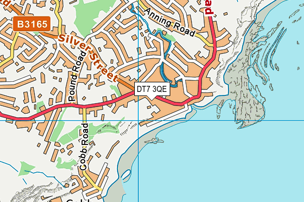 DT7 3QE map - OS VectorMap District (Ordnance Survey) DT7 3QE map - OS VectorMap District (Ordnance Survey)