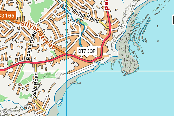 DT7 3QP map - OS VectorMap District (Ordnance Survey) DT7 3QP map - OS VectorMap District (Ordnance Survey)