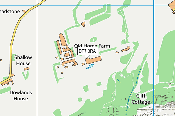 DT7 3RA map - OS VectorMap District (Ordnance Survey) DT7 3RA map - OS VectorMap District (Ordnance Survey)