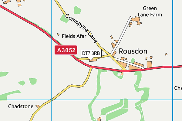 DT7 3RB map - OS VectorMap District (Ordnance Survey) DT7 3RB map - OS VectorMap District (Ordnance Survey)