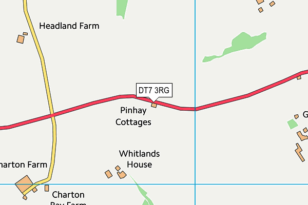 DT7 3RG map - OS VectorMap District (Ordnance Survey) DT7 3RG map - OS VectorMap District (Ordnance Survey)