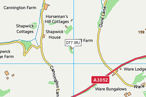 DT7 3RJ map - OS VectorMap District (Ordnance Survey) DT7 3RJ map - OS VectorMap District (Ordnance Survey)