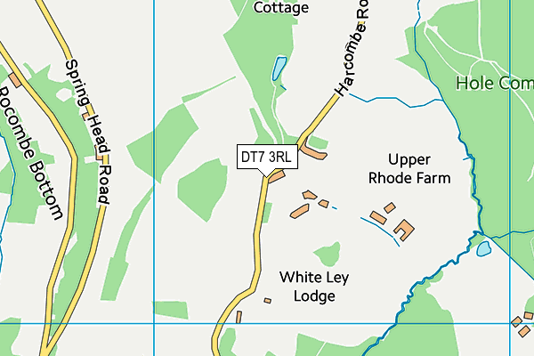 DT7 3RL map - OS VectorMap District (Ordnance Survey) DT7 3RL map - OS VectorMap District (Ordnance Survey)