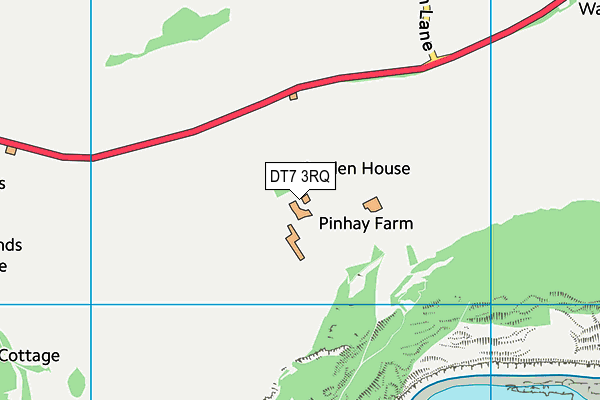 DT7 3RQ map - OS VectorMap District (Ordnance Survey) DT7 3RQ map - OS VectorMap District (Ordnance Survey)