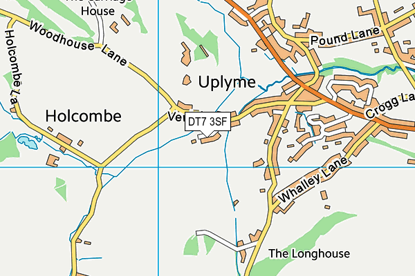 DT7 3SF map - OS VectorMap District (Ordnance Survey) DT7 3SF map - OS VectorMap District (Ordnance Survey)