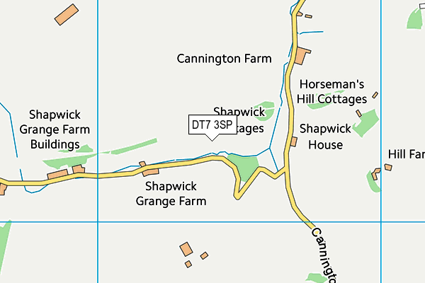 DT7 3SP map - OS VectorMap District (Ordnance Survey) DT7 3SP map - OS VectorMap District (Ordnance Survey)