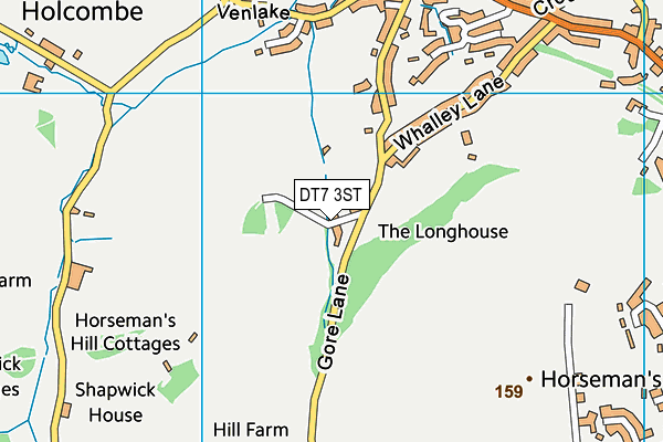 DT7 3ST map - OS VectorMap District (Ordnance Survey) DT7 3ST map - OS VectorMap District (Ordnance Survey)
