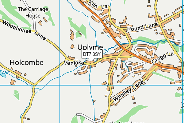 DT7 3SY map - OS VectorMap District (Ordnance Survey) DT7 3SY map - OS VectorMap District (Ordnance Survey)