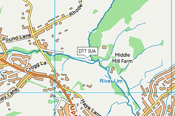 DT7 3UA map - OS VectorMap District (Ordnance Survey) DT7 3UA map - OS VectorMap District (Ordnance Survey)