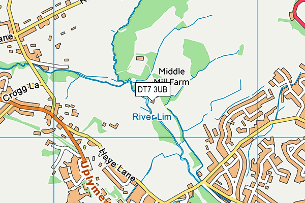 DT7 3UB map - OS VectorMap District (Ordnance Survey) DT7 3UB map - OS VectorMap District (Ordnance Survey)
