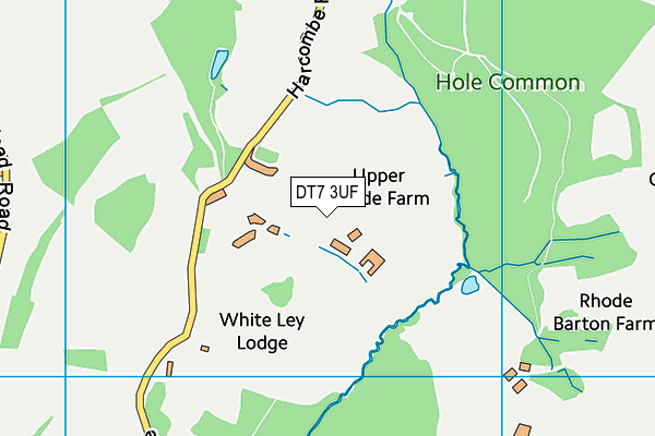 DT7 3UF map - OS VectorMap District (Ordnance Survey) DT7 3UF map - OS VectorMap District (Ordnance Survey)