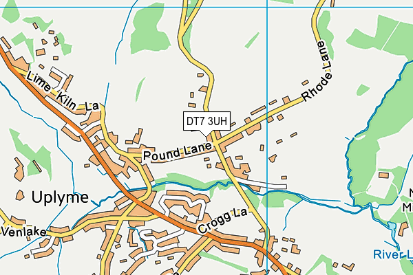 DT7 3UH map - OS VectorMap District (Ordnance Survey) DT7 3UH map - OS VectorMap District (Ordnance Survey)