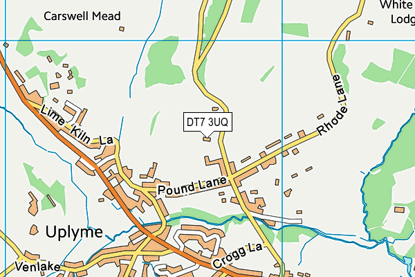 DT7 3UQ map - OS VectorMap District (Ordnance Survey) DT7 3UQ map - OS VectorMap District (Ordnance Survey)