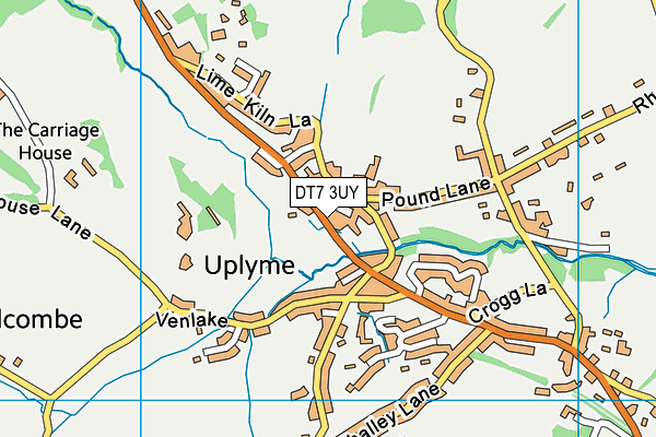 DT7 3UY map - OS VectorMap District (Ordnance Survey) DT7 3UY map - OS VectorMap District (Ordnance Survey)