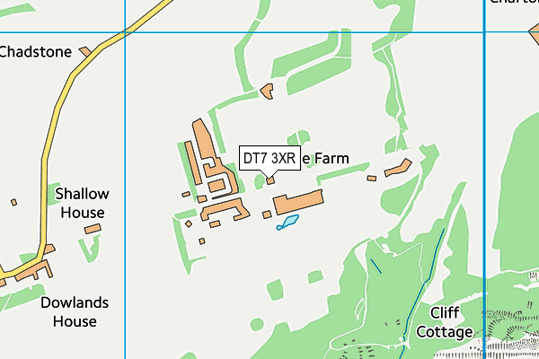 DT7 3XR map - OS VectorMap District (Ordnance Survey) DT7 3XR map - OS VectorMap District (Ordnance Survey)