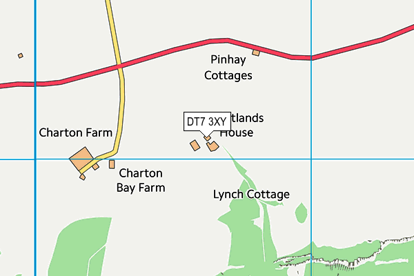 DT7 3XY map - OS VectorMap District (Ordnance Survey) DT7 3XY map - OS VectorMap District (Ordnance Survey)