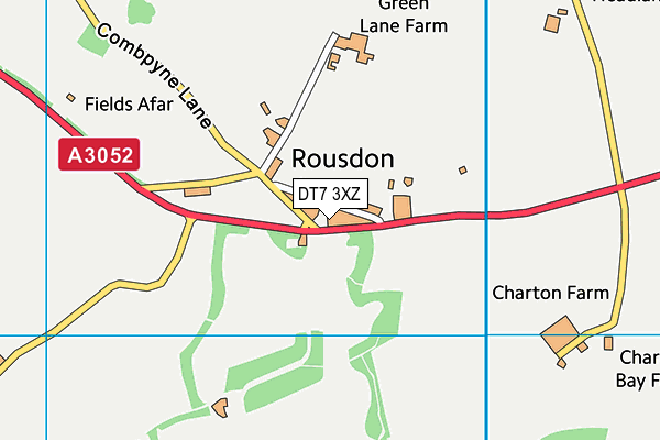 DT7 3XZ map - OS VectorMap District (Ordnance Survey) DT7 3XZ map - OS VectorMap District (Ordnance Survey)