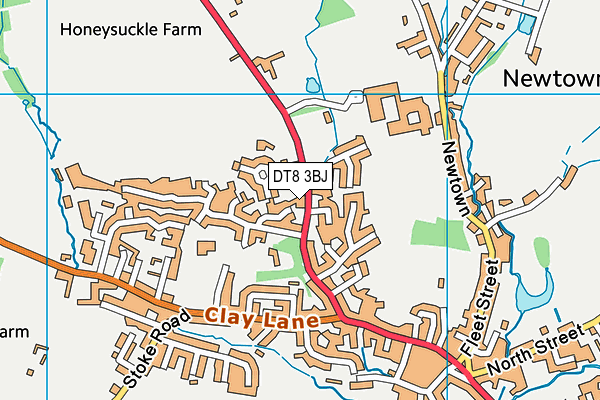 DT8 3BJ map - OS VectorMap District (Ordnance Survey) DT8 3BJ map - OS VectorMap District (Ordnance Survey)