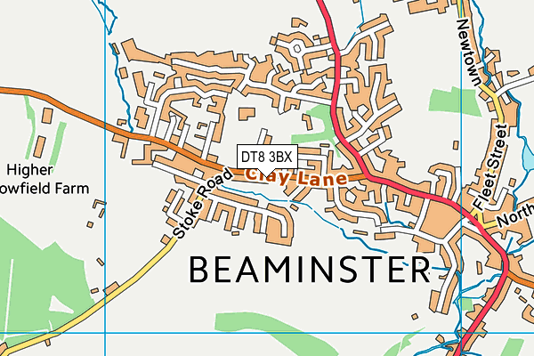 DT8 3BX map - OS VectorMap District (Ordnance Survey) DT8 3BX map - OS VectorMap District (Ordnance Survey)