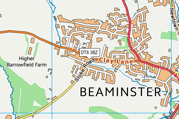 DT8 3BZ map - OS VectorMap District (Ordnance Survey) DT8 3BZ map - OS VectorMap District (Ordnance Survey)