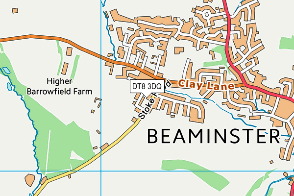DT8 3DQ map - OS VectorMap District (Ordnance Survey) DT8 3DQ map - OS VectorMap District (Ordnance Survey)