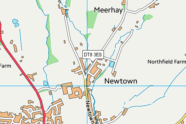 DT8 3ES map - OS VectorMap District (Ordnance Survey)