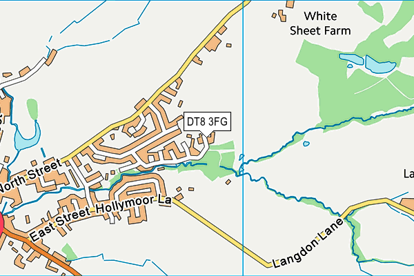 DT8 3FG map - OS VectorMap District (Ordnance Survey) DT8 3FG map - OS VectorMap District (Ordnance Survey)