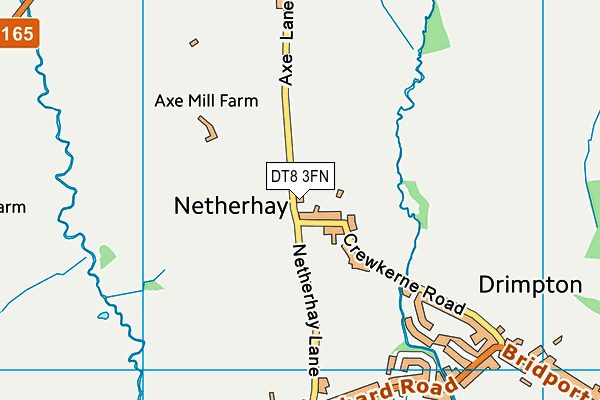 DT8 3FN map - OS VectorMap District (Ordnance Survey) DT8 3FN map - OS VectorMap District (Ordnance Survey)