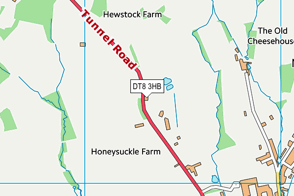 DT8 3HB map - OS VectorMap District (Ordnance Survey) DT8 3HB map - OS VectorMap District (Ordnance Survey)
