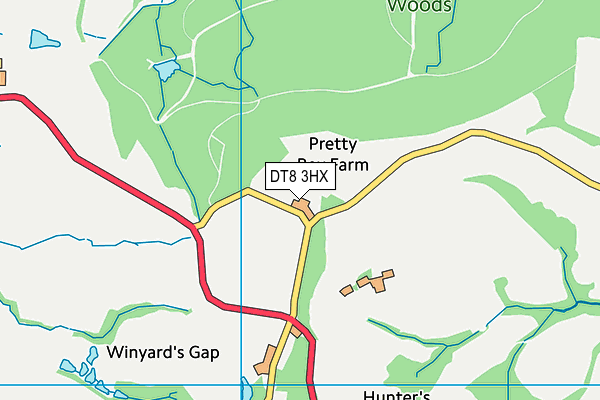 DT8 3HX map - OS VectorMap District (Ordnance Survey) DT8 3HX map - OS VectorMap District (Ordnance Survey)