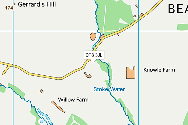 DT8 3JL map - OS VectorMap District (Ordnance Survey) DT8 3JL map - OS VectorMap District (Ordnance Survey)