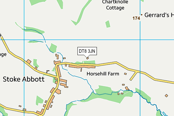 DT8 3JN map - OS VectorMap District (Ordnance Survey) DT8 3JN map - OS VectorMap District (Ordnance Survey)