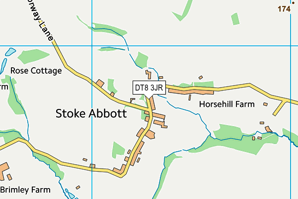 DT8 3JR map - OS VectorMap District (Ordnance Survey) DT8 3JR map - OS VectorMap District (Ordnance Survey)