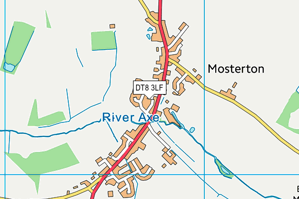 DT8 3LF map - OS VectorMap District (Ordnance Survey)