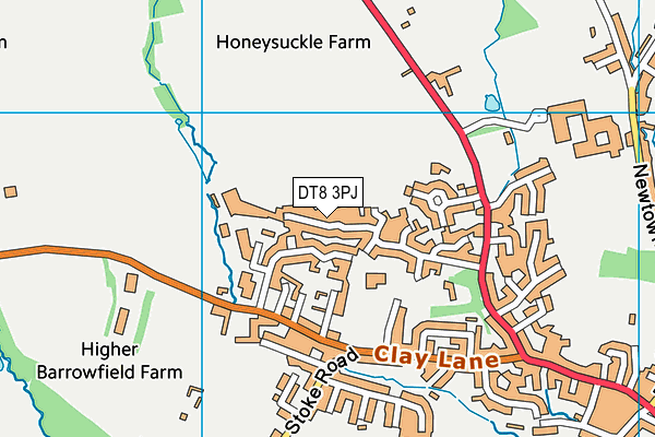 DT8 3PJ map - OS VectorMap District (Ordnance Survey) DT8 3PJ map - OS VectorMap District (Ordnance Survey)