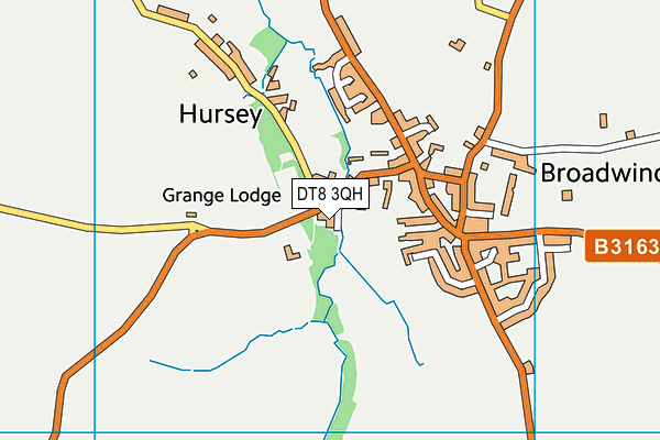 DT8 3QH map - OS VectorMap District (Ordnance Survey) DT8 3QH map - OS VectorMap District (Ordnance Survey)