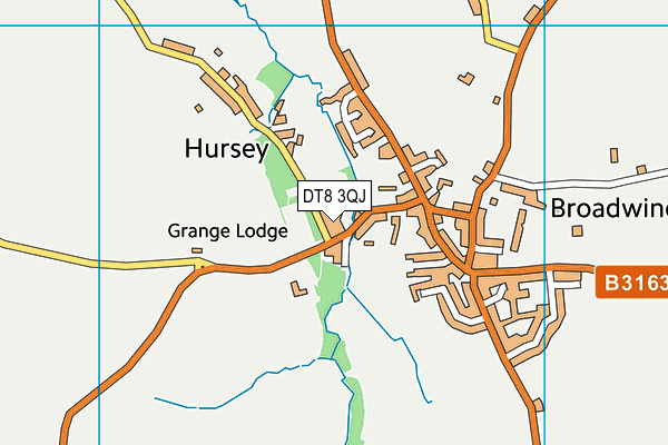DT8 3QJ map - OS VectorMap District (Ordnance Survey) DT8 3QJ map - OS VectorMap District (Ordnance Survey)