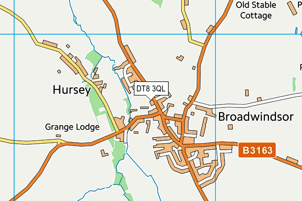 DT8 3QL map - OS VectorMap District (Ordnance Survey) DT8 3QL map - OS VectorMap District (Ordnance Survey)