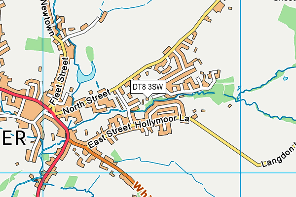 DT8 3SW map - OS VectorMap District (Ordnance Survey) DT8 3SW map - OS VectorMap District (Ordnance Survey)