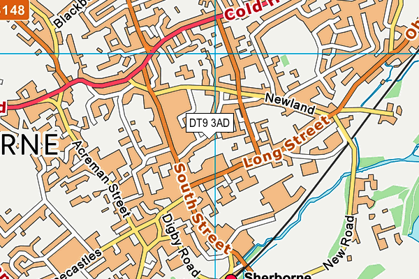 DT9 3AD map - OS VectorMap District (Ordnance Survey) DT9 3AD map - OS VectorMap District (Ordnance Survey)